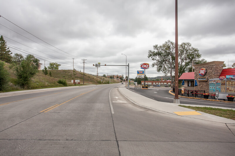 Street & Utilities Photograph of Canyon Lake Drive in Rapid City, SD